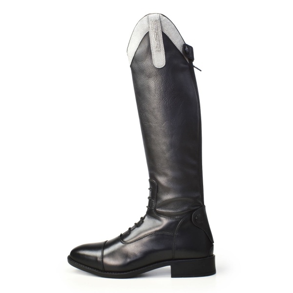 Brogini Kids Como Piccino Long Riding Boots with Silver Top