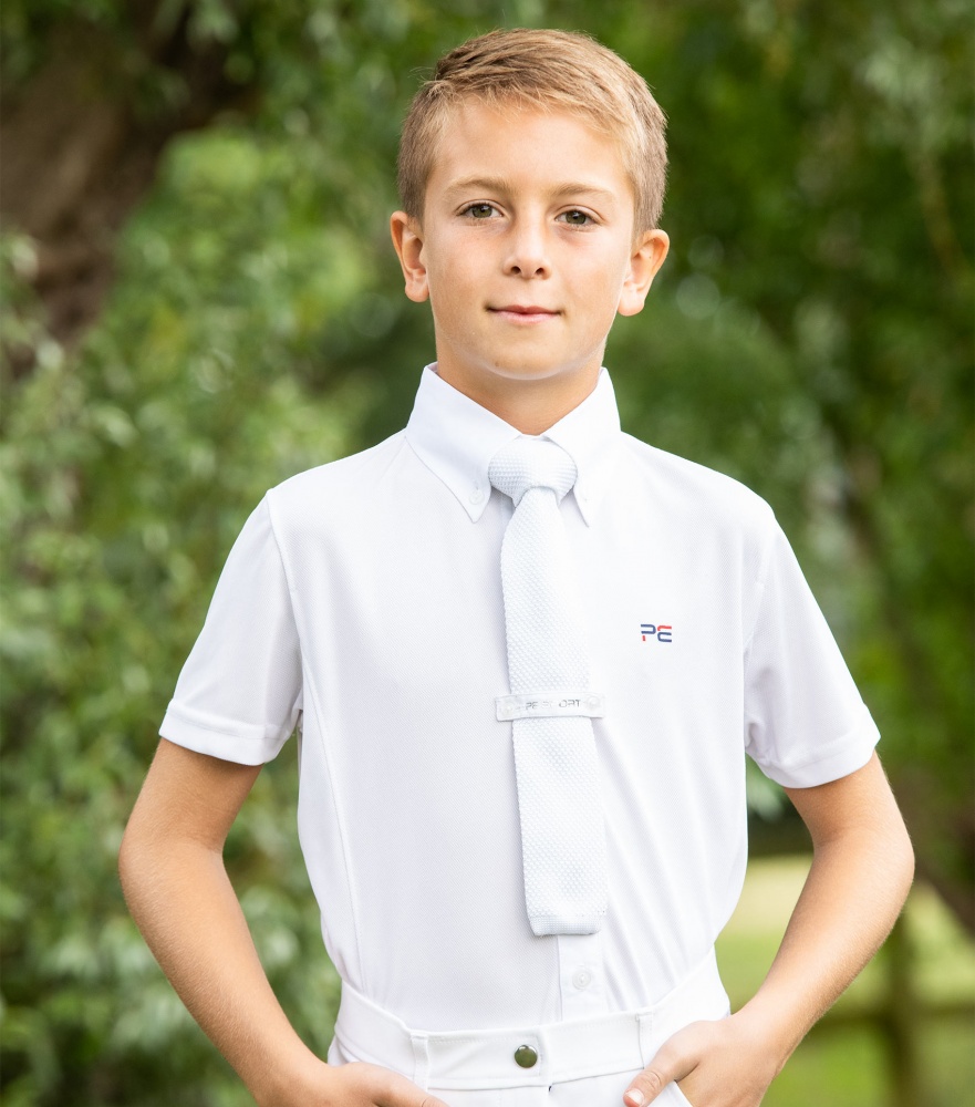 Premier Equine Mini Antonio Boys Short Sleeve Show Shirt