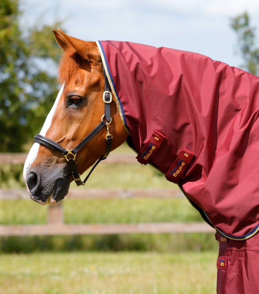 Premier Equine Buster 0g Lightweight Horse Turnout Rug Removable Neck ...