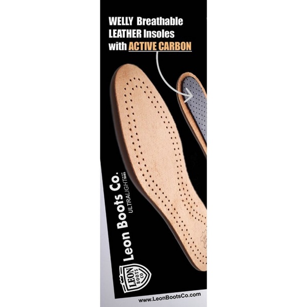 Leon Boots Anti-Odour Leather Insoles