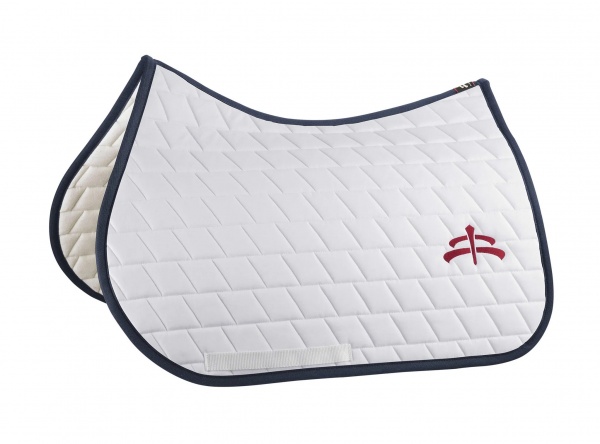 Makebe Jump carded saddle pad with logo