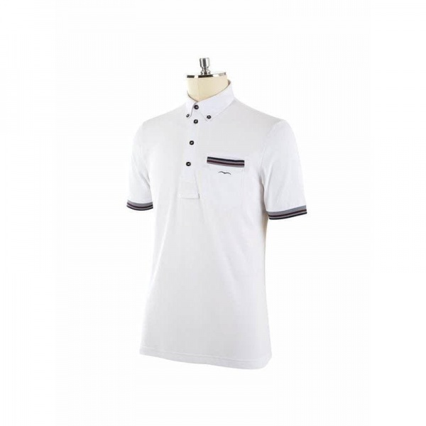 Animo Ascia - Men's White Short Sleeved Competition Shirt Size 50