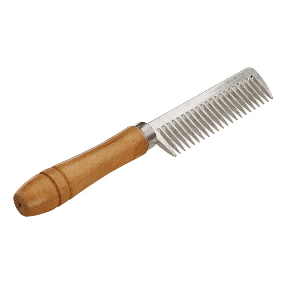 Bitz Mane Comb With Wooden Handle