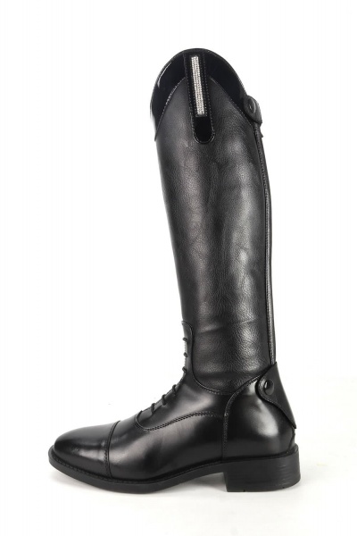 Brogini Como Piccino Long Riding Boots for Kids with Patent Top