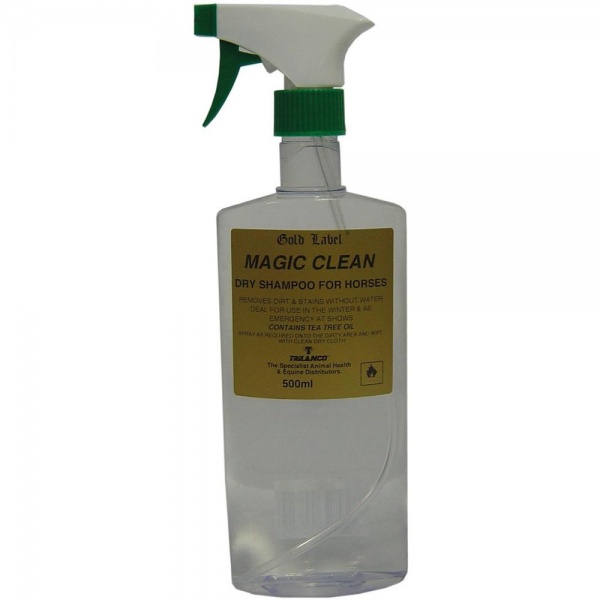 Gold Label Magic Clean Dry Shampoo for Horses and Ponies