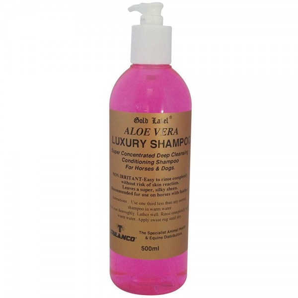 Gold Label Aloe Vera Luxury Shampoo for Horses 500ml