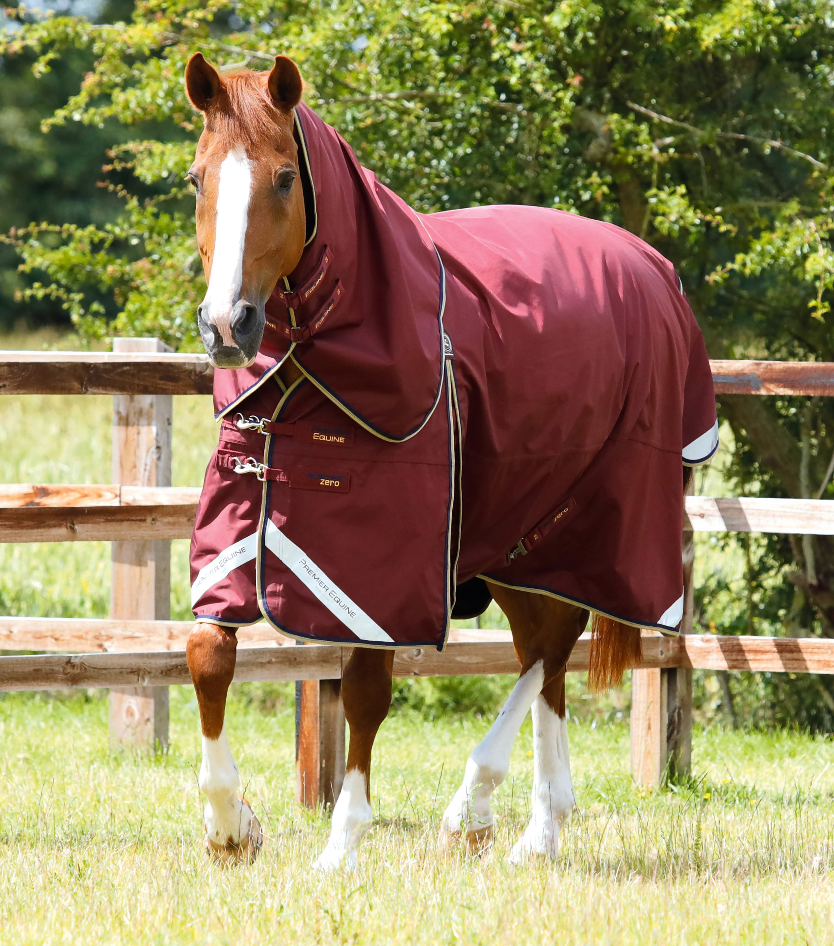 Heavyweight Rugs Premier Equine Buster 0g Lightweight Horse Turnout Rug Removable Neck ...