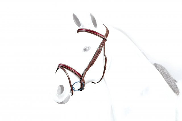 Equipe flash patent detail bridle with reins