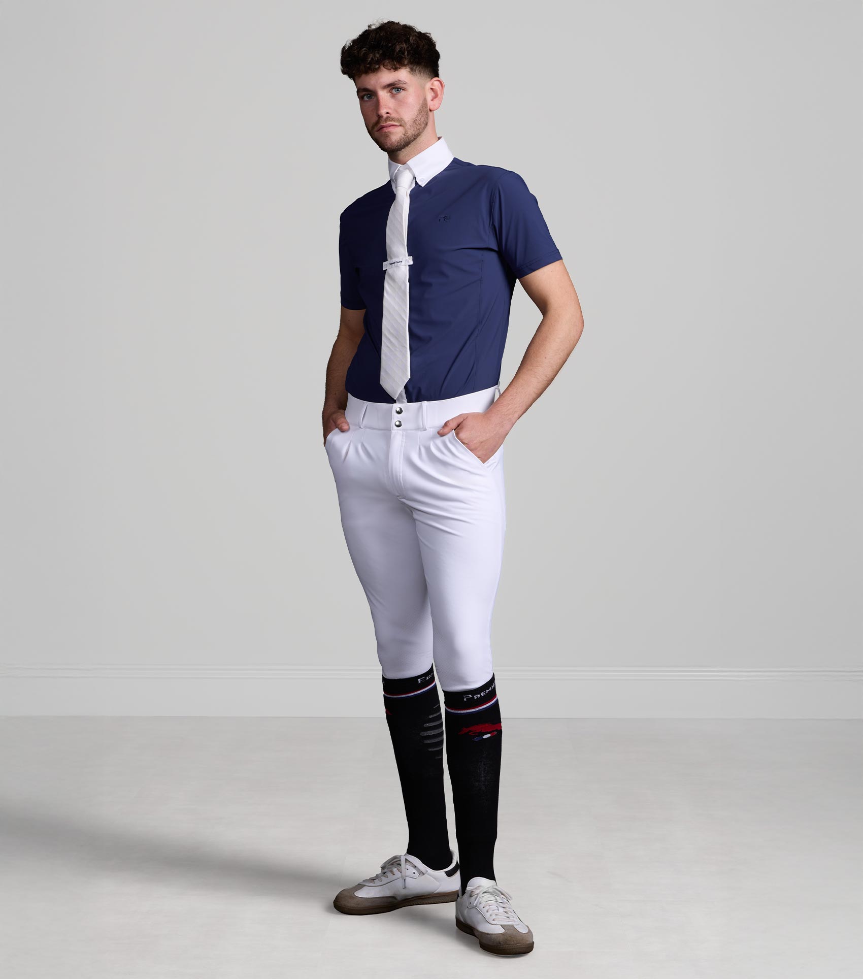 Men's Riding Shirts Premier Equine Rubato Mens Horse Riding Show Shirt S/S