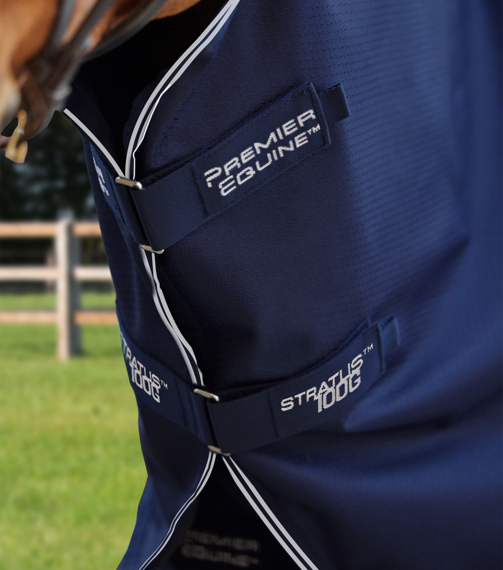 Premier Equine Stratus Lightweight Turnout Rug Removable Neck Waterproof